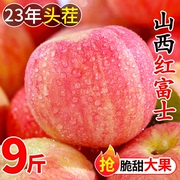 高山冰糖心红富士苹果水果新鲜当季整箱山西苹果丑萍平安果10