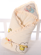 婴儿睡袋抱被两用初生包被春秋中厚可脱胆秋冬加厚保暖新生儿外出