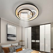 卧室吸顶灯时尚创意现代简约led北欧圆形方形超薄高亮房间灯