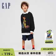 动物城联名Gap男童秋季圆领卫衣儿童装运动上衣769900