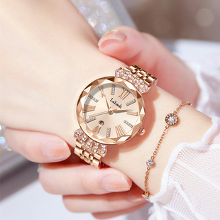 未使用 拉宝丽2023气质女表轻奢钻石设计女士腕表