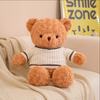 毛衣泰迪熊公仔毛绒玩具，小熊抱枕布娃娃婚庆礼物小熊