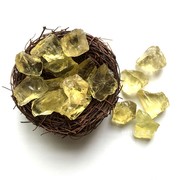 天然黄水晶原石毛料碎石矿石标本招财，风水能量石水晶(石水晶)石头摆件