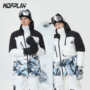 滑雪服女套装男冬季户外防风防水保暖加厚滑雪衣裤单板双板滑雪服