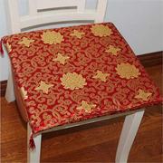 极速中式喜庆坐垫结婚敬茶跪拜垫实木餐桌，餐椅垫大红椅子垫红木沙