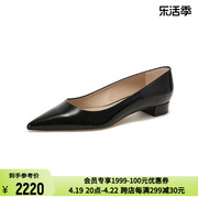 stuartweitzmansw女士漆皮，尖头平底鞋浅口单鞋300095