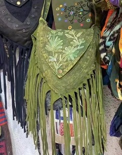 尼泊尔嬉皮士废土风女包音乐节流浪旅行个性小众包包单肩包斜挎包