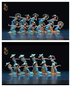 傣族舞蹈演出服儿童女童少儿鱼尾裙孔雀舞演出服装民族表演服傣笠