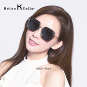 海伦凯勒圆脸适合的墨镜，近视可配度数防紫外线眼镜女士偏光太阳镜