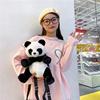 卡通可爱大熊猫公仔毛绒双肩包四川旅游纪念品礼物时尚儿童背包潮