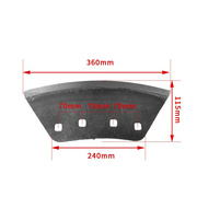 斧型梯形三孔四孔青贮机2.5t3t6t四达大型铡草配件，锰钢铡草机片