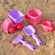 儿童海滩玩具套装小水桶宝宝挖沙工具，铲子戏水户外海边沙滩男女孩