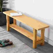 餐桌木板凳实木头木制长方形条凳凳子家用防腐木原松木坐凳木质长