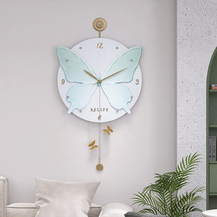 书房创意艺术装饰挂钟客厅家用约高档时钟餐桌背景墙饰钟表