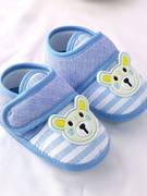 一岁宝宝鞋子男婴儿布鞋学步鞋软底春秋季6到12个月婴幼儿步前鞋