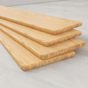 定制实木薄木板片隔板墙上置物架，桌面增高架整张松木衣柜分隔