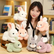 兔子毛绒玩具可爱小白兔年吉祥物，公仔娃娃生肖兔玩偶生日礼物女孩