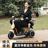 儿童电动摩托车小孩可坐人大号三轮车2-3-8岁可骑遥控双驱玩具车