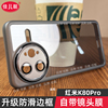 自带镜头膜适用红米k80防滑手机壳小米k80pro新款保护套透明硅胶redmi镜头全包防摔男女软5G透明黑情侣