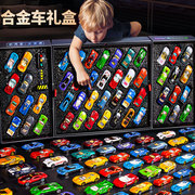 100辆合金小汽车套装男孩玩具车模型仿真赛车儿童男童礼物大礼盒