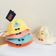 宝宝盆帽春秋季幼儿童，防晒太阳帽1-2岁男童，女童渔夫帽户外遮阳帽