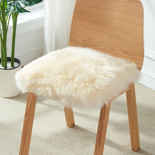 澳尊（AOZUN）澳尊纯羊毛椅垫加厚冬季坐垫凳子保暖沙发垫毛毛垫