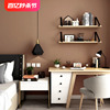 咖啡色墙纸深色褐色棕色纯色，素色客厅卧室现代简约电视背景墙壁纸