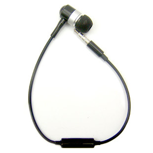 入耳式动圈单边线控通话耳麦重低音耳塞手机电脑通用短线耳机