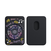 苹果magsafe磁吸卡包适用于iphone15promax皮革15卡套式，14pro真皮质卡夹钱包，配件插卡槽门禁卡p一体直刷
