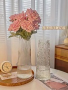 粉丝福利到手两只创意透明玻璃花瓶水培花瓶简约