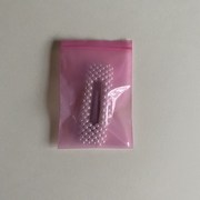 PE粉红色7*1k0自封袋彩色封口袋颜色小号加厚包装塑料袋袋子