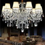 欧式水晶灯客厅吊灯简约现代卧室餐厅灯具美式创意，大气别墅灯