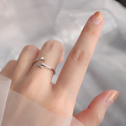 海豚开口戒女韩版可爱创意，简约小众设计ins个性网红戒指食指戒指