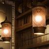 东南亚风格中式禅意吊灯，竹编编织灯泰式茶室，酒吧日式咖啡餐厅吊灯