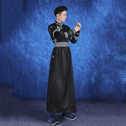 蒙古民族舞蹈演出服装男士，成人时尚高端改良蒙古袍，生活装正装服饰