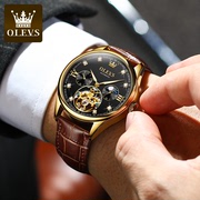手表男款机械表全自动瑞士认证品牌男腕表陀飞轮男士手表十大