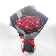 21朵川崎玫瑰折纸花束材料包手工，玫瑰花束diy材料，包自制(包自制)纸花束