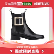 香港直邮ROGER VIVIER 女士金属扣皮革短靴 RVW63531300-1UJ-B999