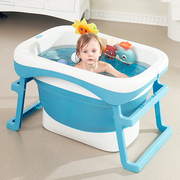 速发婴儿游泳桶可折叠宝宝游泳池加大号新生儿浴桶泡澡桶家用免充