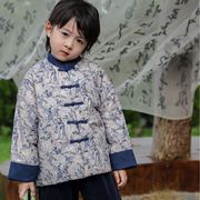 汉服唐装男款儿童新中式男童装中国风男宝过年服复古男孩中式棉衣