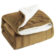 毛毯加厚毛巾被羊羔绒毯子，冬季双人单人，法兰绒珊瑚绒毛毯床单双层