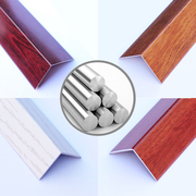 铝合金护角条护墙角保护条防撞条客厅免打孔实木装饰木塑阳角线贴