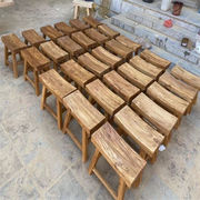 榆木茶桌实木茶桌椅，组合实木炕桌老榆木，茶桌中式老榆木板门板原木