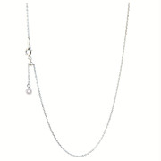 925纯银镀白金 人造珍珠项链女轻奢小众设计 锁骨链 可调节 Y字链