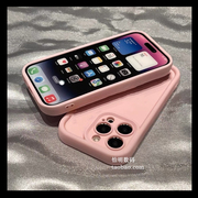 马卡龙粉色适用vivos9e手机壳s17/s16甜美s10pro少女s15e肤感s7硅胶s12全包x90s边框加高x80防摔x70/x60t纯色