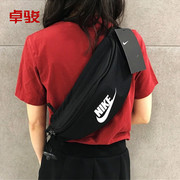 nike耐克潮流运动健身单肩包斜挎包小胸包帆布腰包男女ba5750-010