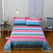 老粗布床单单件纯棉加厚全棉单双人男女宿舍用1.8被单2米棉麻床单