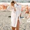 防晒衣女单件棉海边度假短款沙滩外套温泉性感比基尼泳衣外搭罩衫