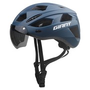giant捷安特山地车公路自行车，风镜一体成型骑行头盔男女安全帽子