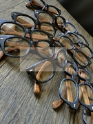 佐川藤井木腿镜框男款复古文艺，板材镜架可配近视防蓝光镜片眼镜框